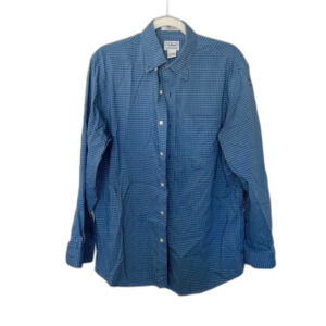 LL Bean Men's‎ Blue Shirt Size Medium Preppy Career Minimal Office Everyday